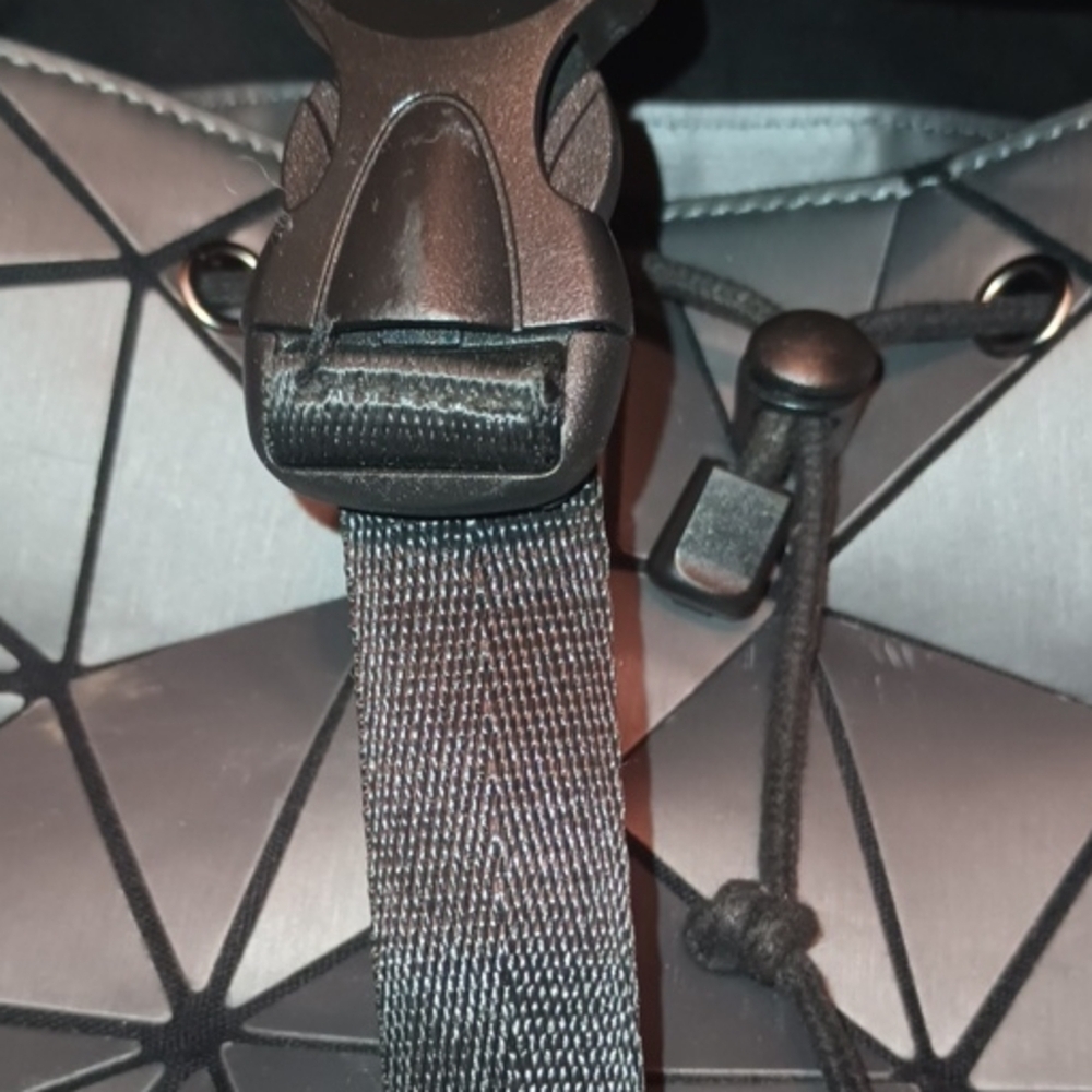 Geometric Slanted Triangle Backpack - image 7